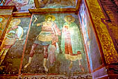 Istanbul - San Salvatore in Chora (Museo Kariye). Il Pareccl�sion, affreschi della parete meridionale, San Procopio e Sant'Eustratio.
