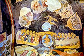 Istanbul - San Salvatore in Chora (Museo Kariye). Pareccleiso, affresco della volta della navata, Il Giudizio Universale.