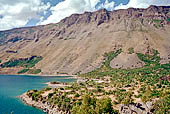 Salita al vulcano Nemrut. il grande lago del Nemrut