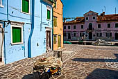 Burano, via Giudecca appena oltrepassato ponte Corte Novello
