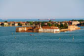 Isola di S Servolo dal campanile di San Giorgio Maggiore