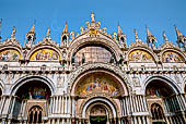 Venezia, Basilica di S. Marco. Portale centrale della facciata occidentale.